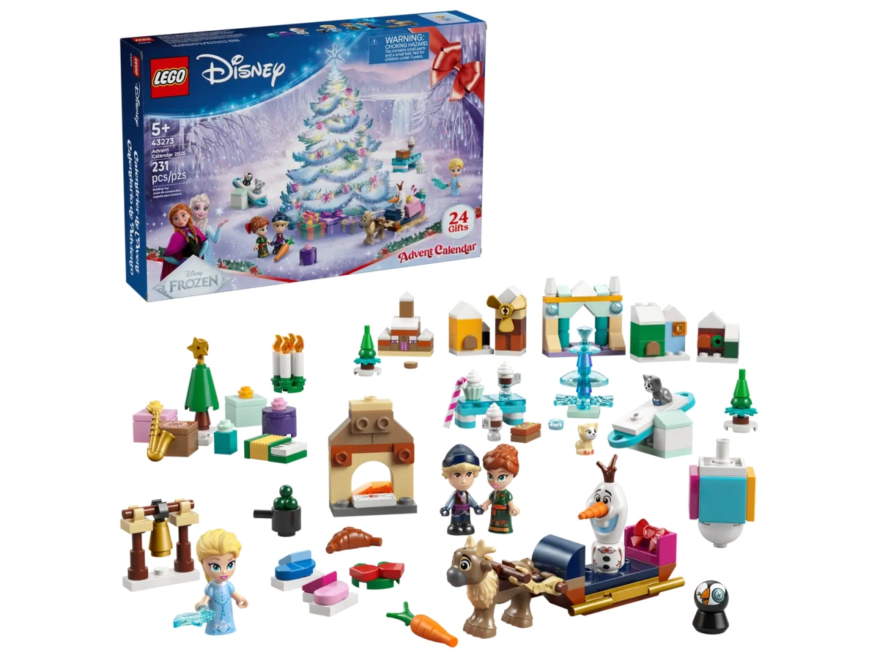 LEGO Disney Princess Calendario dell'Avvento 2025