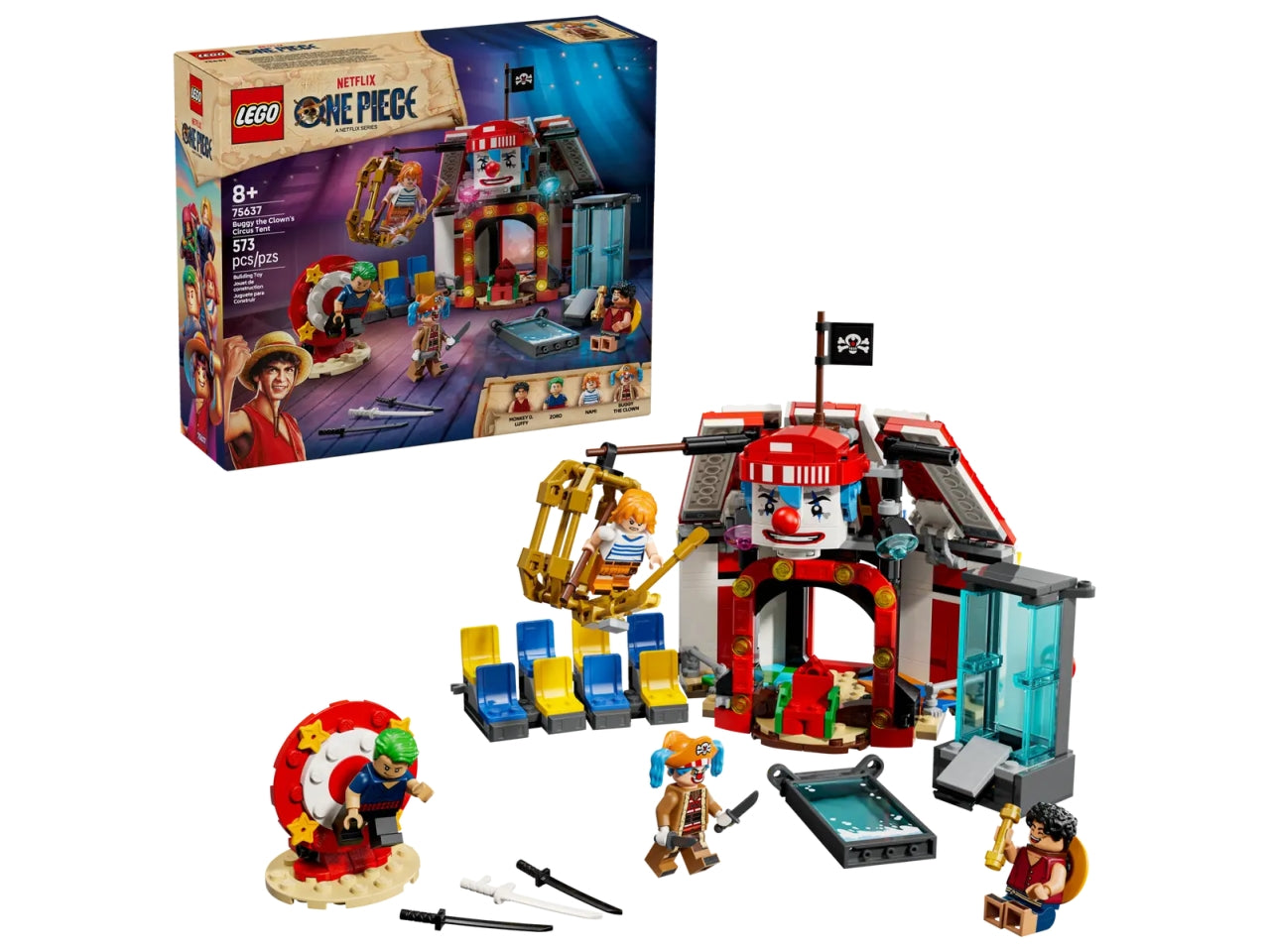 LEGO ONE PIECE La tenda del circo di Bagy il Clown