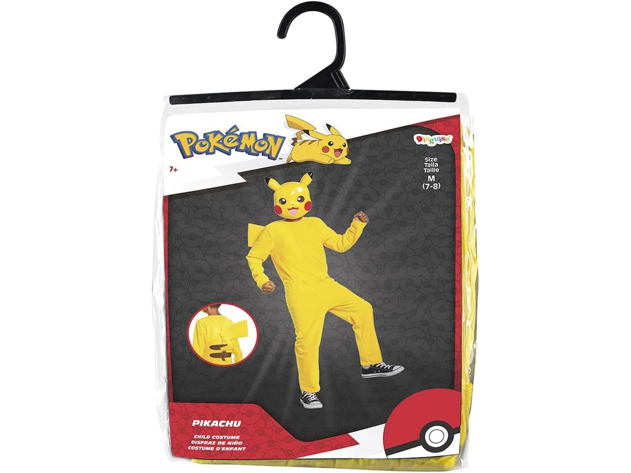 Costume Pikachu classic taglia M per bambini 7-8 anni