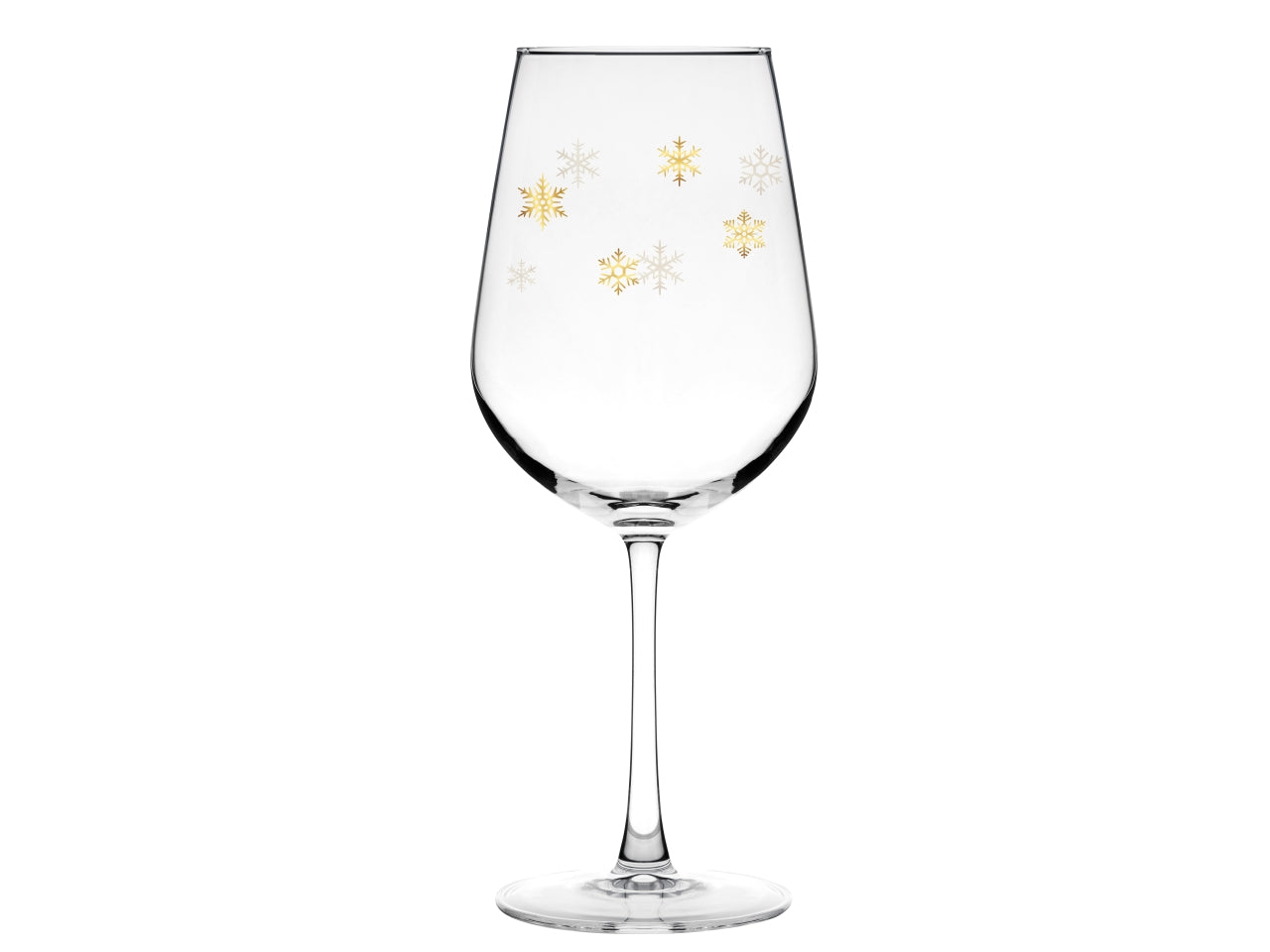 Calice winery in vetro linea Gold flakes 53cl in confezione da 6 pezzi