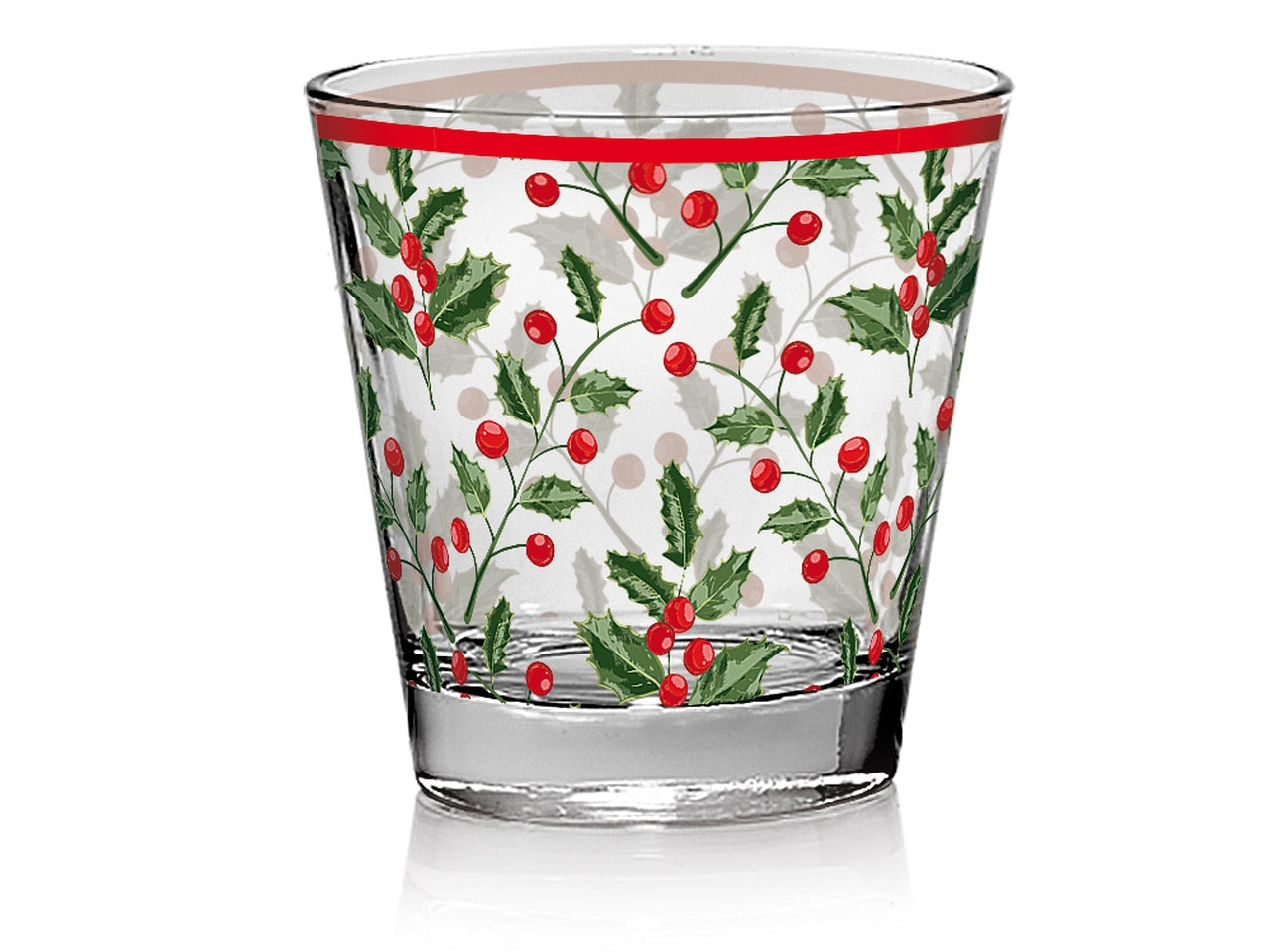 Bicchiere nadia in vetro linea Vischio 25cl in confezione da 3 pezzi