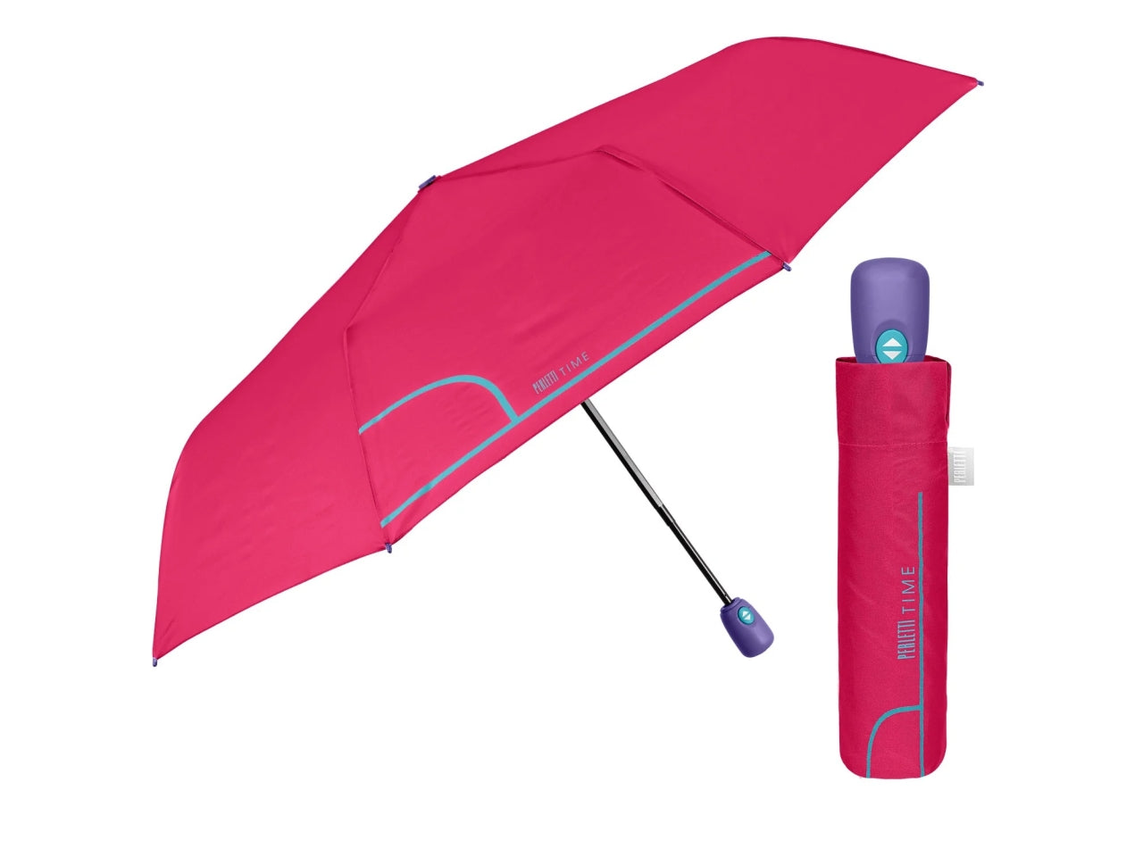 Ombrello donna mini 54cm automatico tinta unita