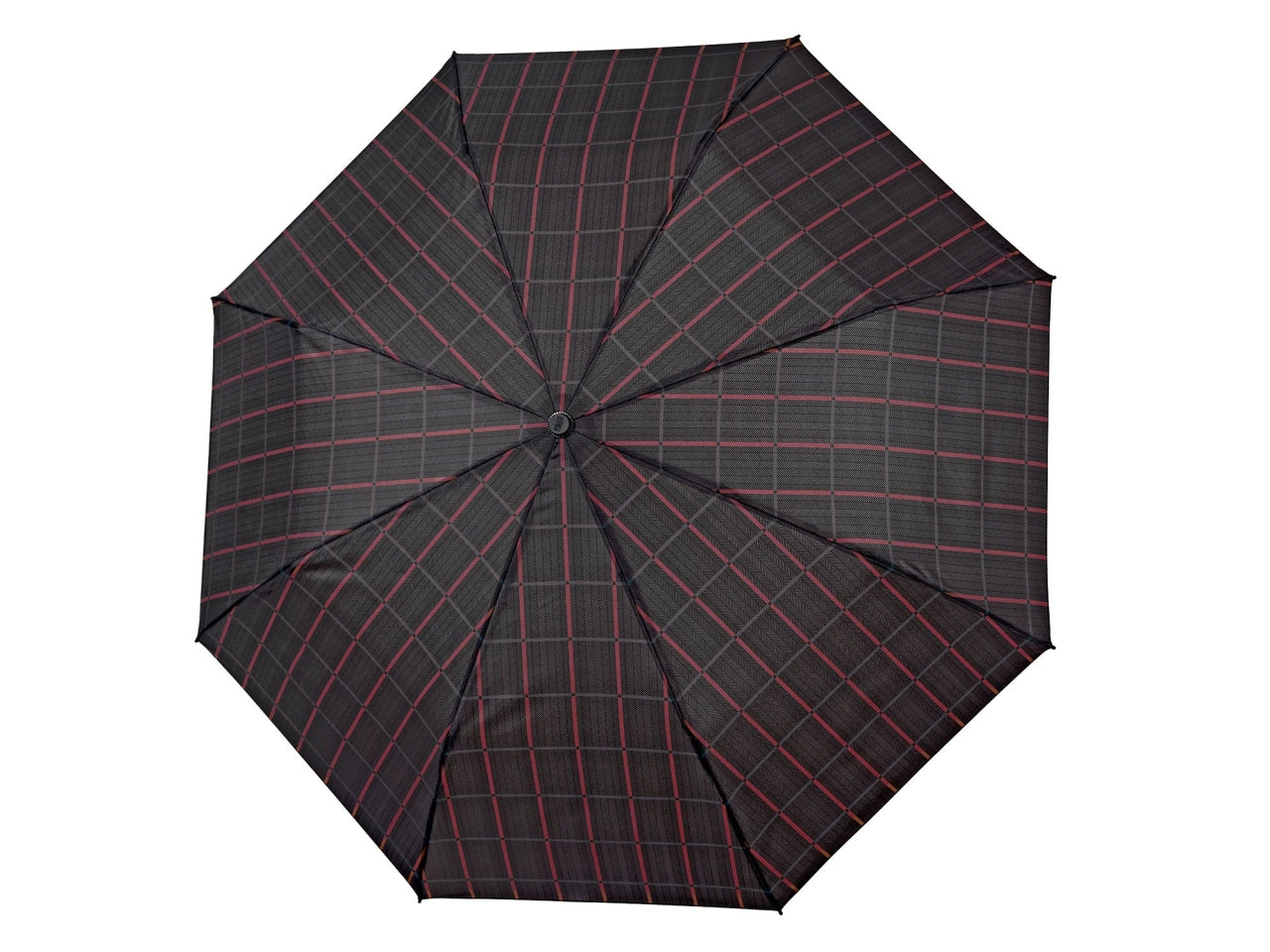 Ombrello uomo mini 54cm automatico scozzese imp.legno