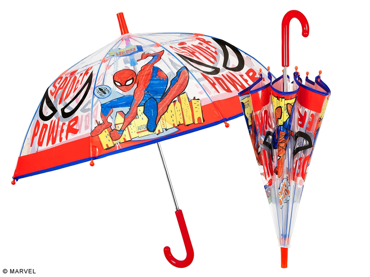 Ombrello kids cupola manuale 45cm Spiderman