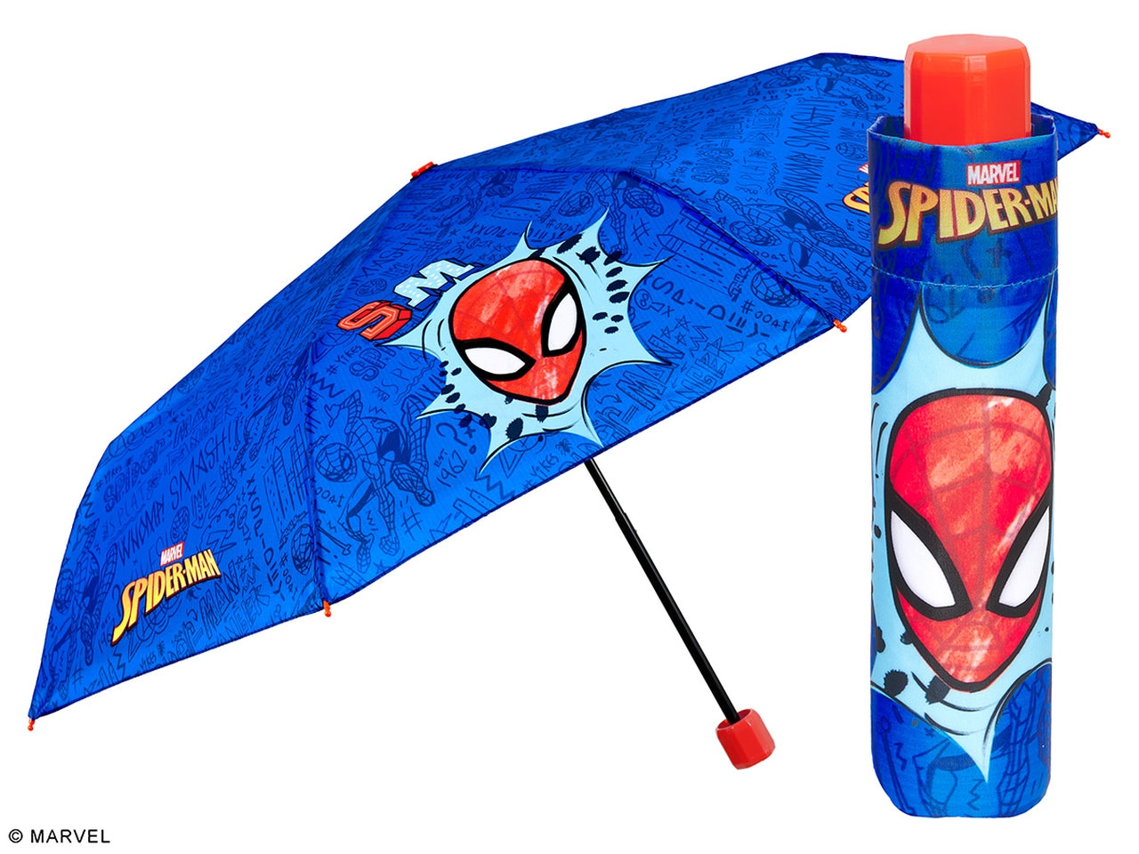 Ombrello kids mini 50cm manuale antivento Spiderman
