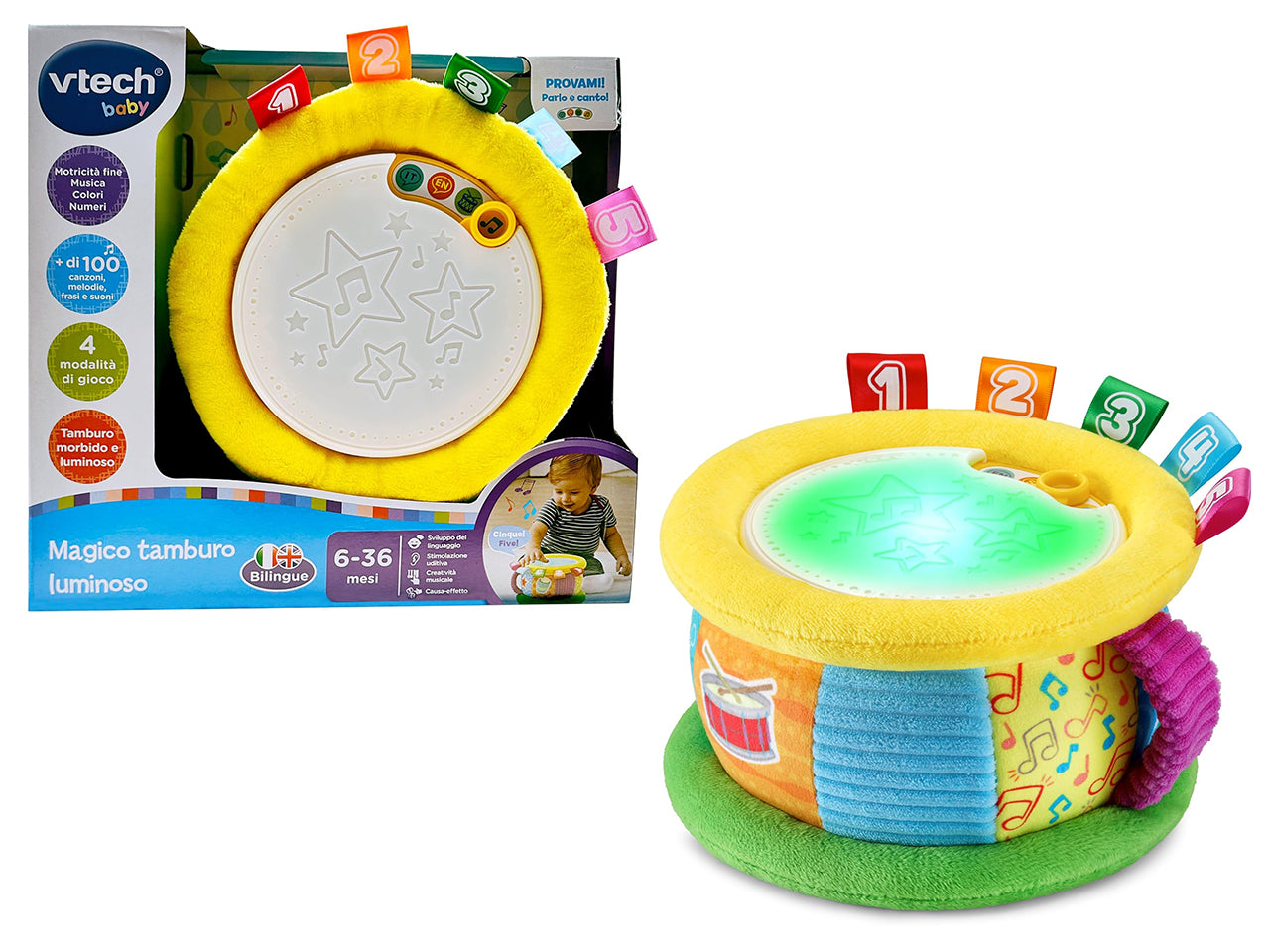 Magico tamburo luminoso