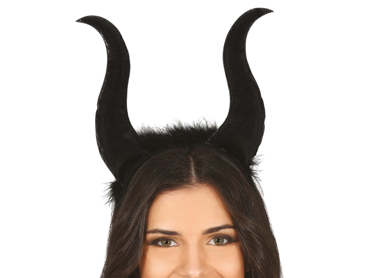 Cerchietto corna diavolo nere