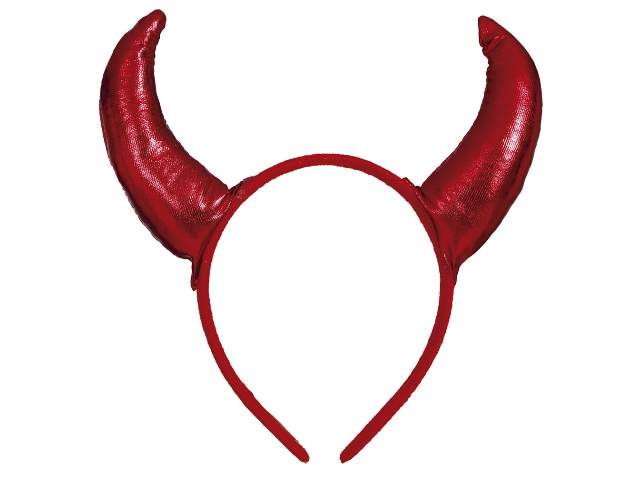 Cerchietto corna diavolo rosse
