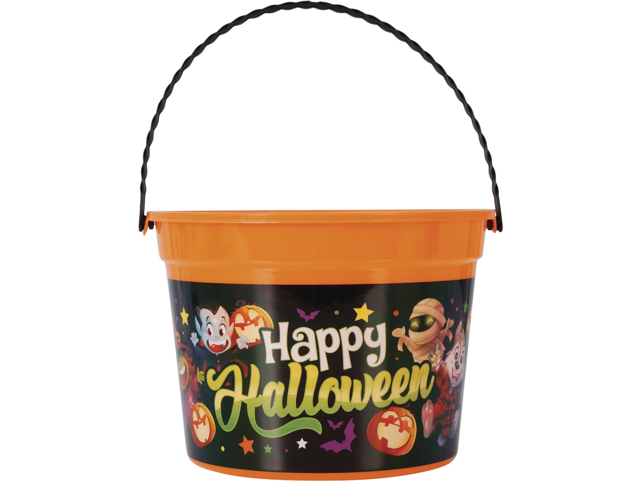 Cestino happy halloween 18x16cm