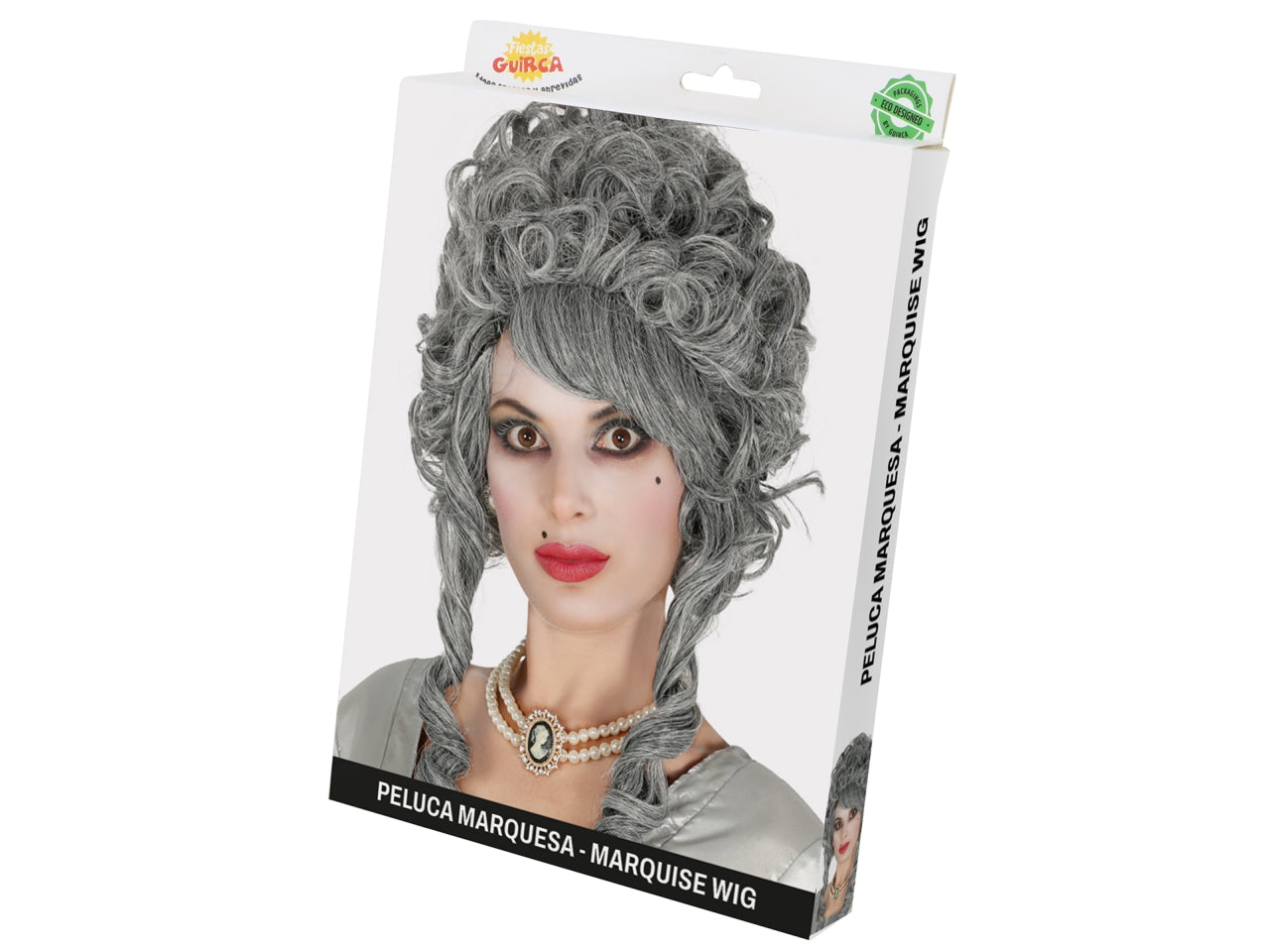 Parrucca marchesa grigia