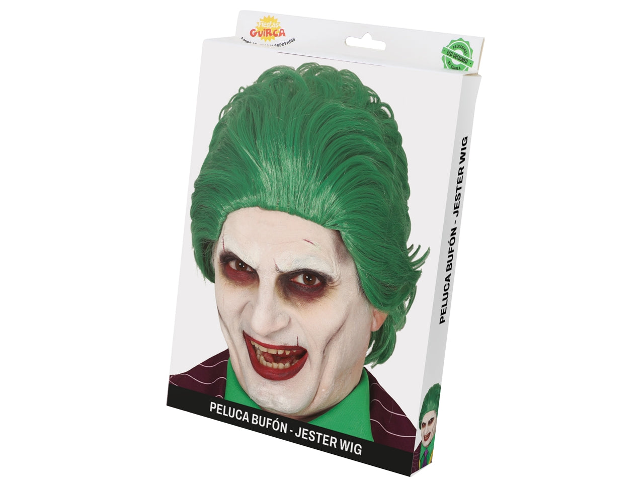Parrucca buffone verde