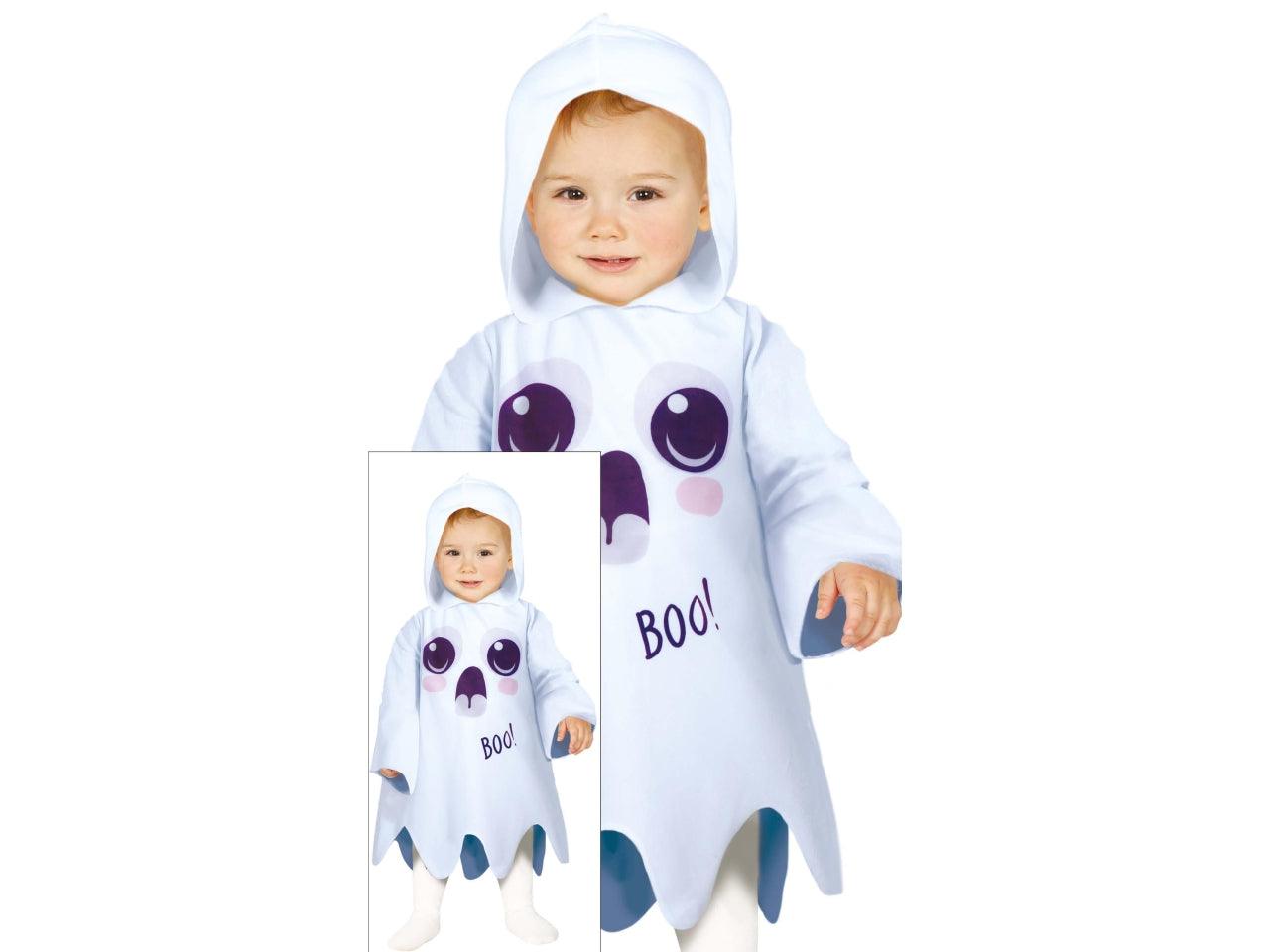 Costume baby fantasma 12/18 mesi