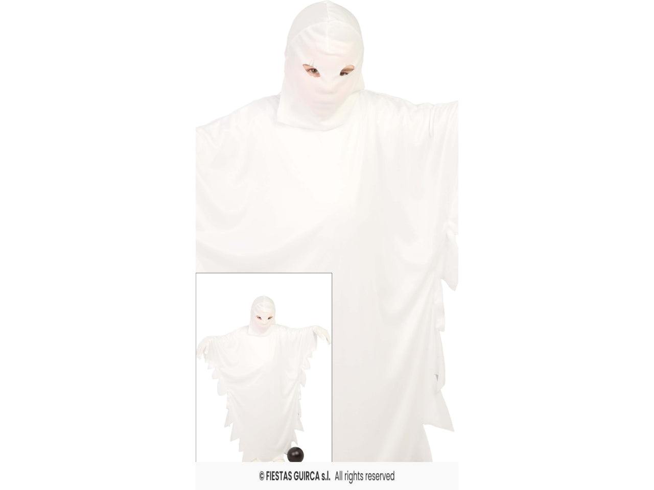 Costume fantasma 3/4 anni