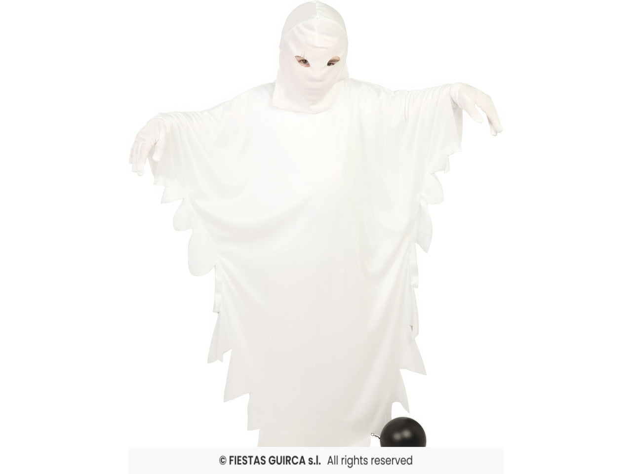 Costume fantasma 3/4 anni