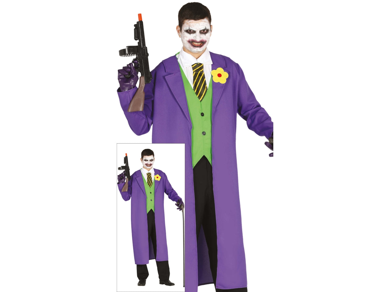 Costume buffone assassino adulto taglia L