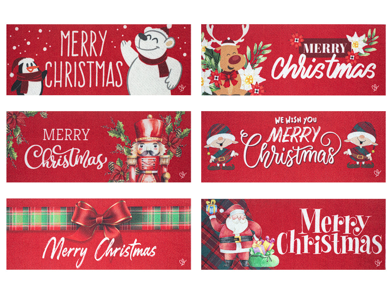 Tappeto christmas home 25x65cm scalino