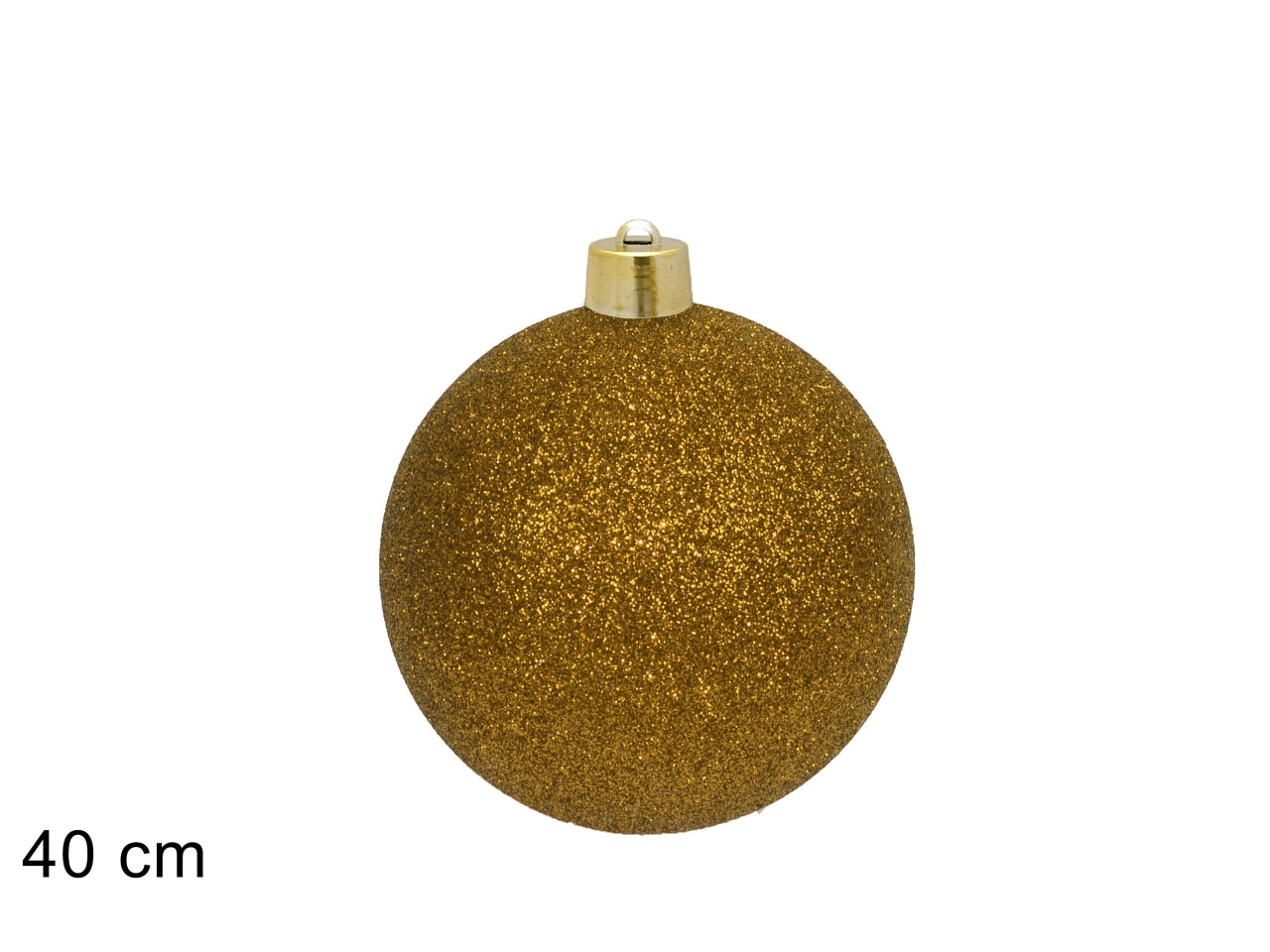 Palla 40cm glitterata oro