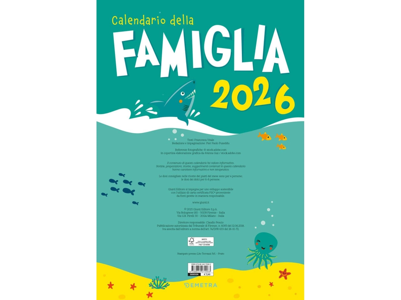 Calendario della famiglia 2026