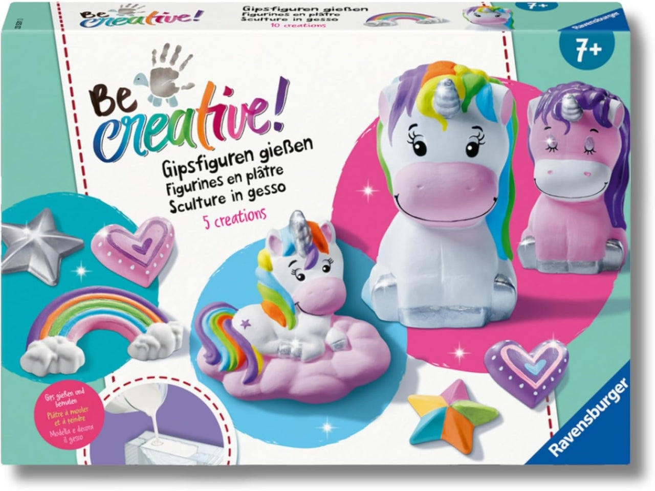 Be Creative midi xl creazioni in gesso unicorni