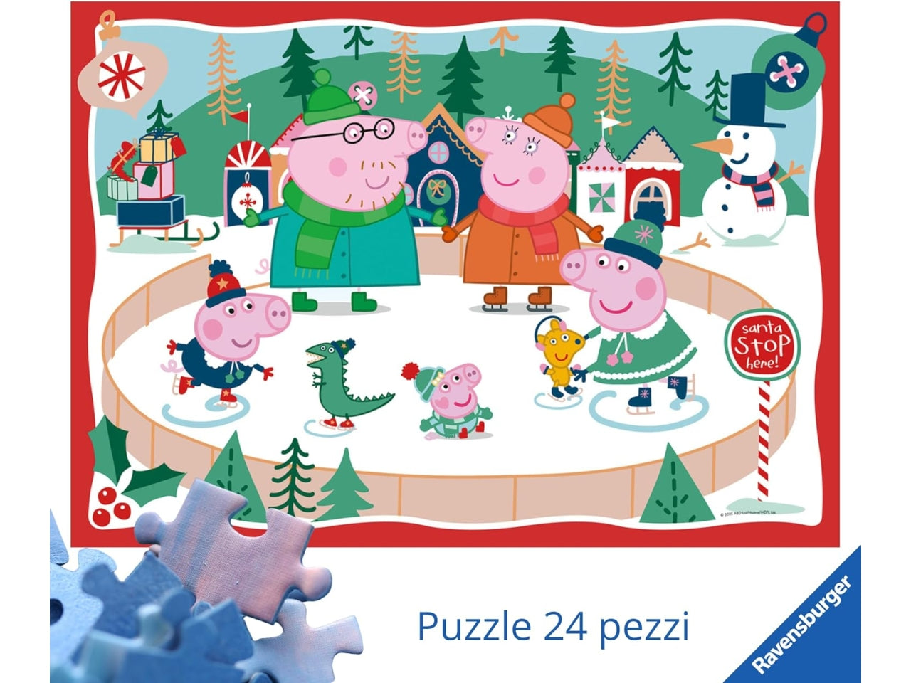 Puzzle 24 pz giant pavimento Peppa Pig