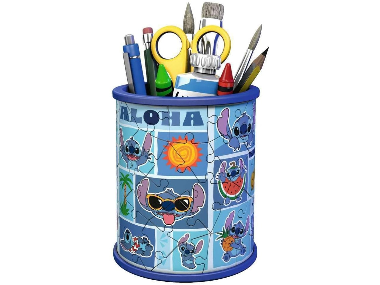 Puzzle 3d portapenne Stitch