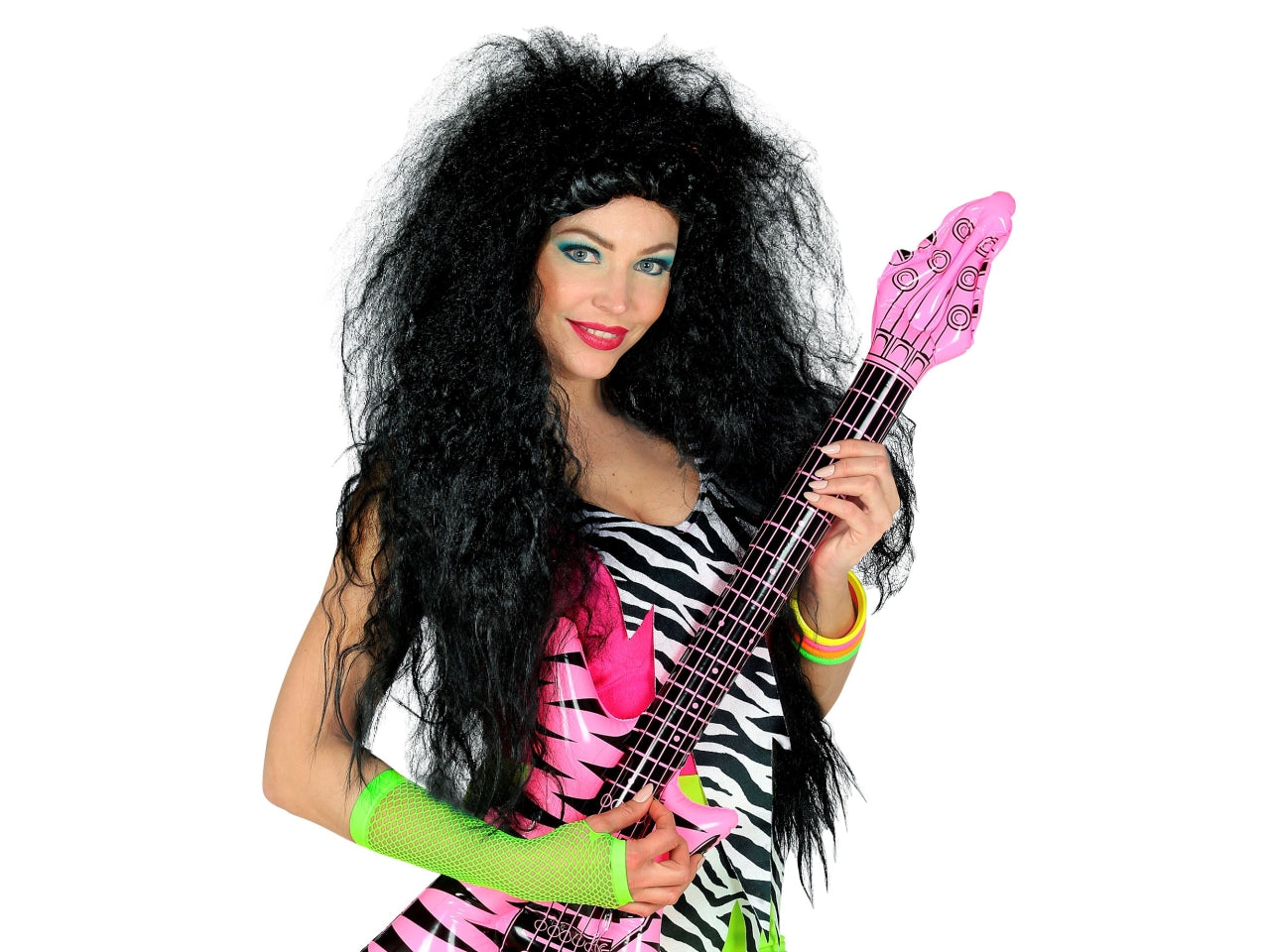 Parrucca frise' sovradimensionata nera