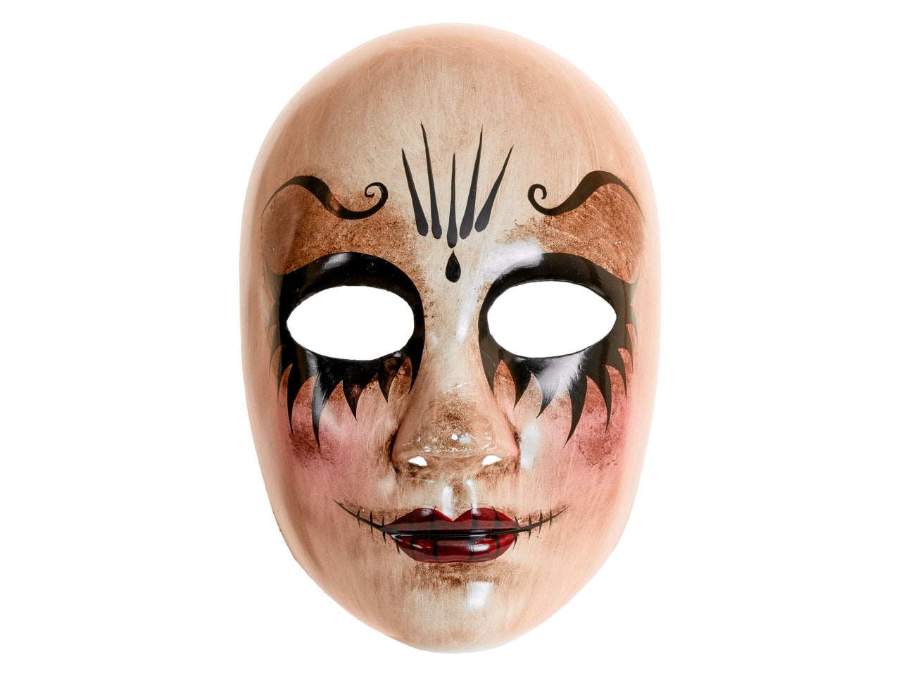 Maschera commedia dell'arte donna inquietante