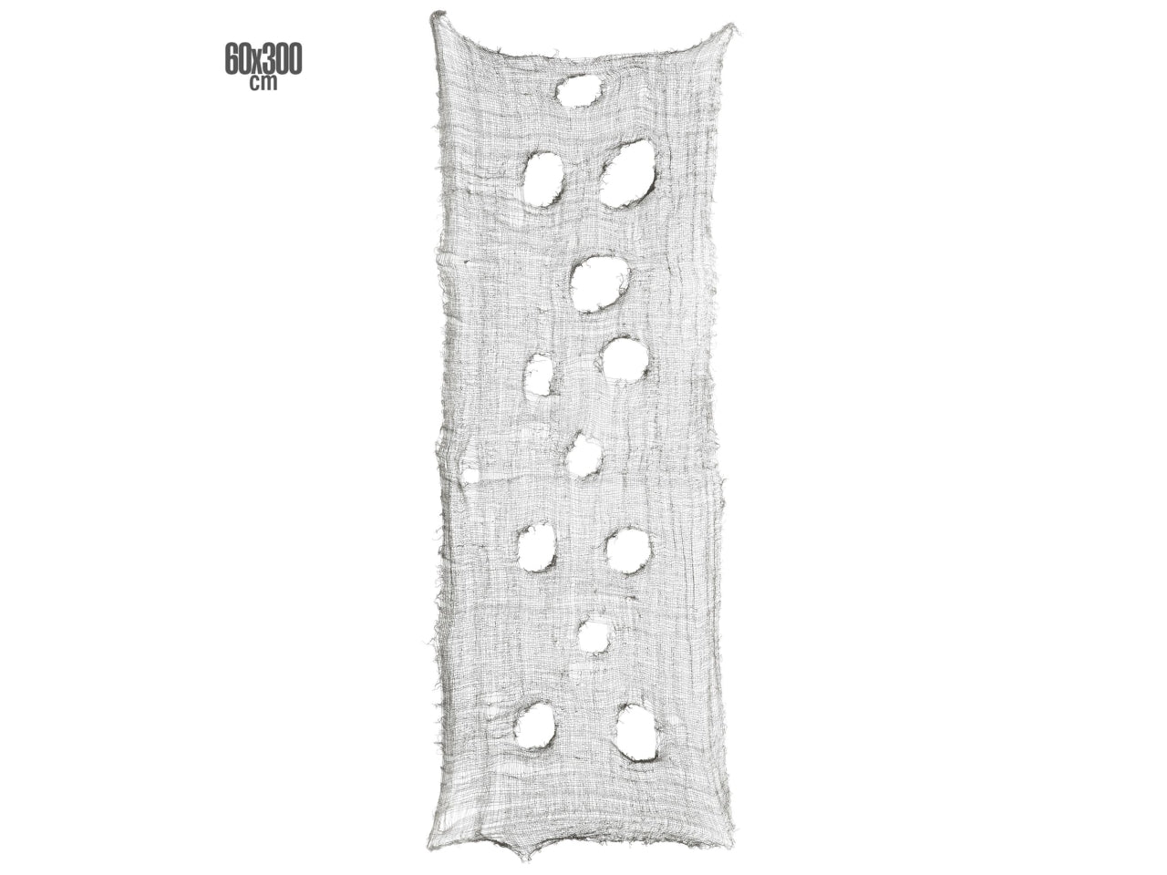 Tessuto decorativo horror grigio 60x300cm