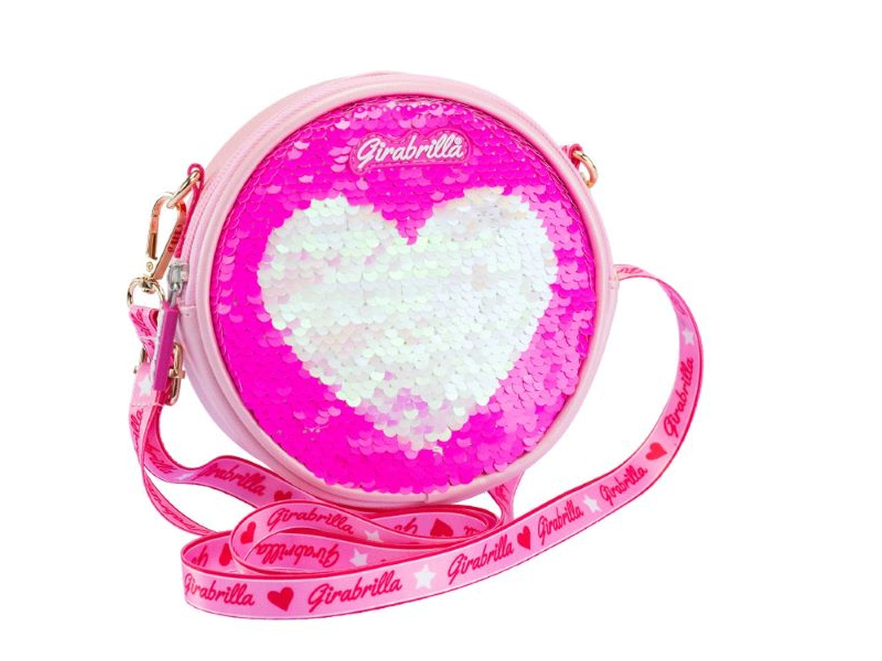 Girabrilla borsetta cuore con paiettes