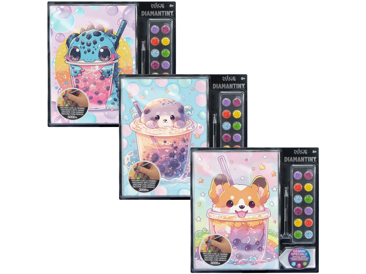 Diamantint level up boba tea modelli assortiti