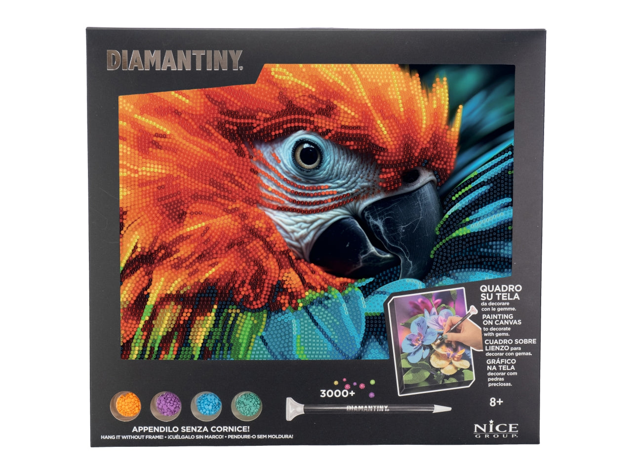 Diamantiny quadro animali assortimento 5