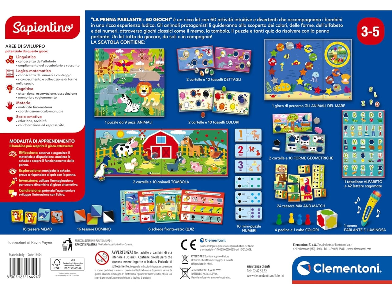 Sapientino La penna parlante 60 giochi