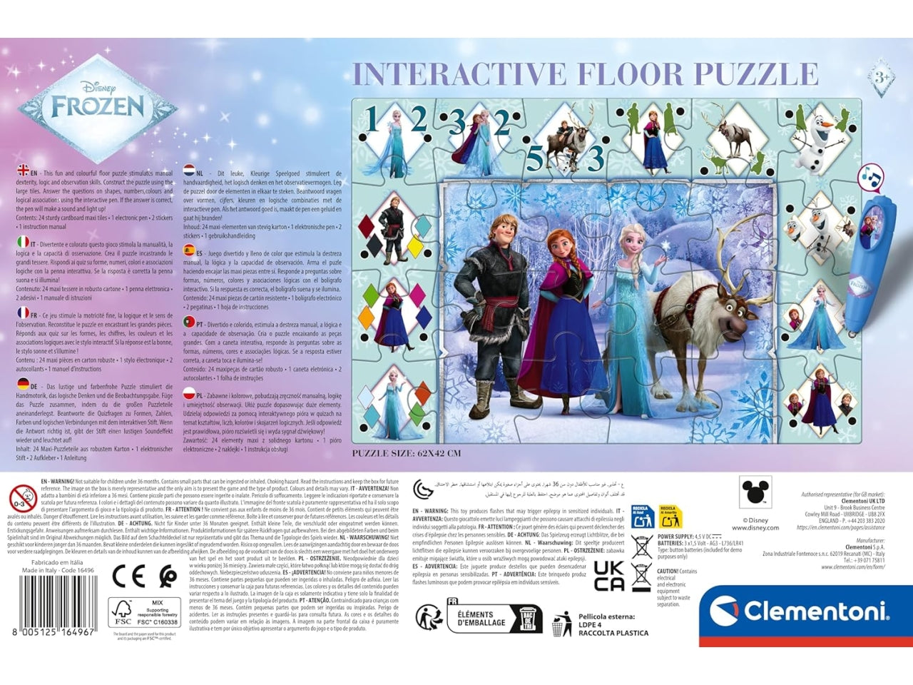 Clementoni interactive puzzle Frozen