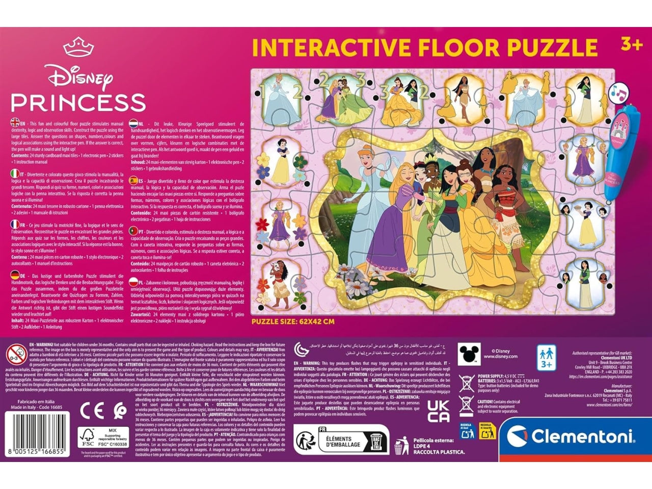 Clementoni interactive puzzle Princess
