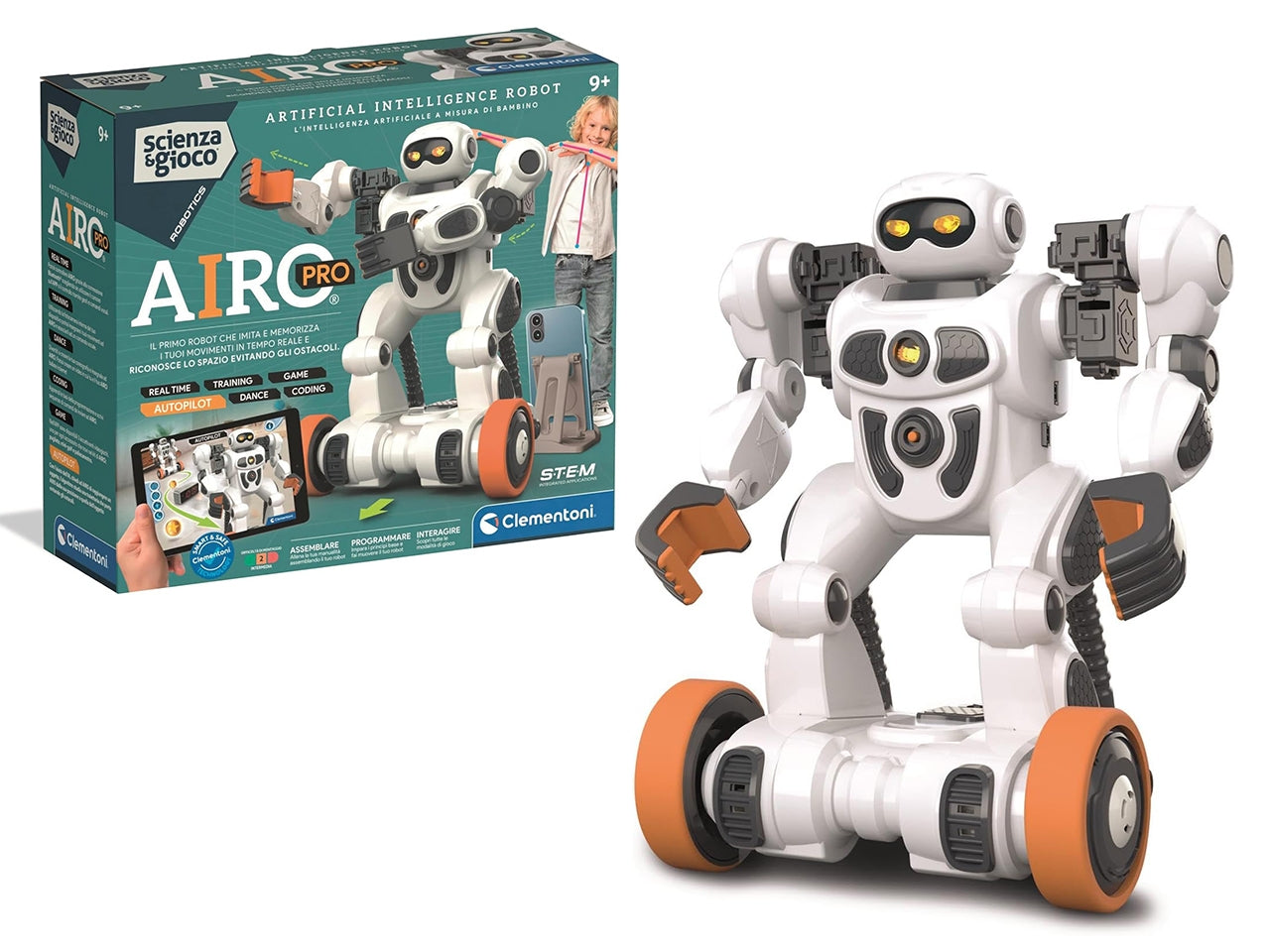 Clementoni robot Airo pro artificial intelligence