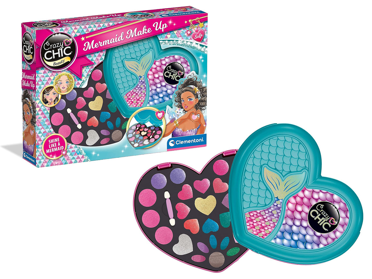 Crazy chic mermaid make up