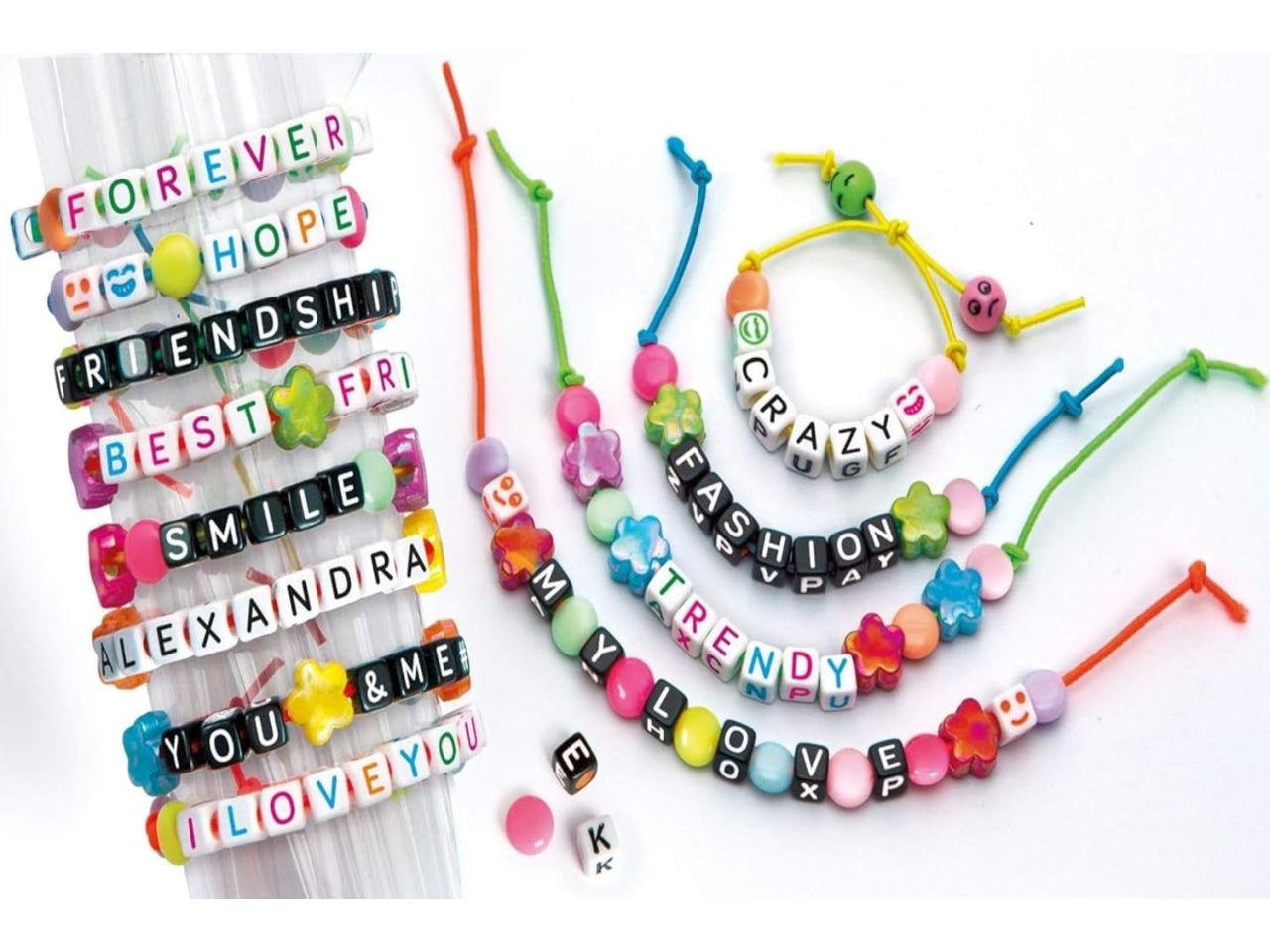 Crazy chic message bracelets
