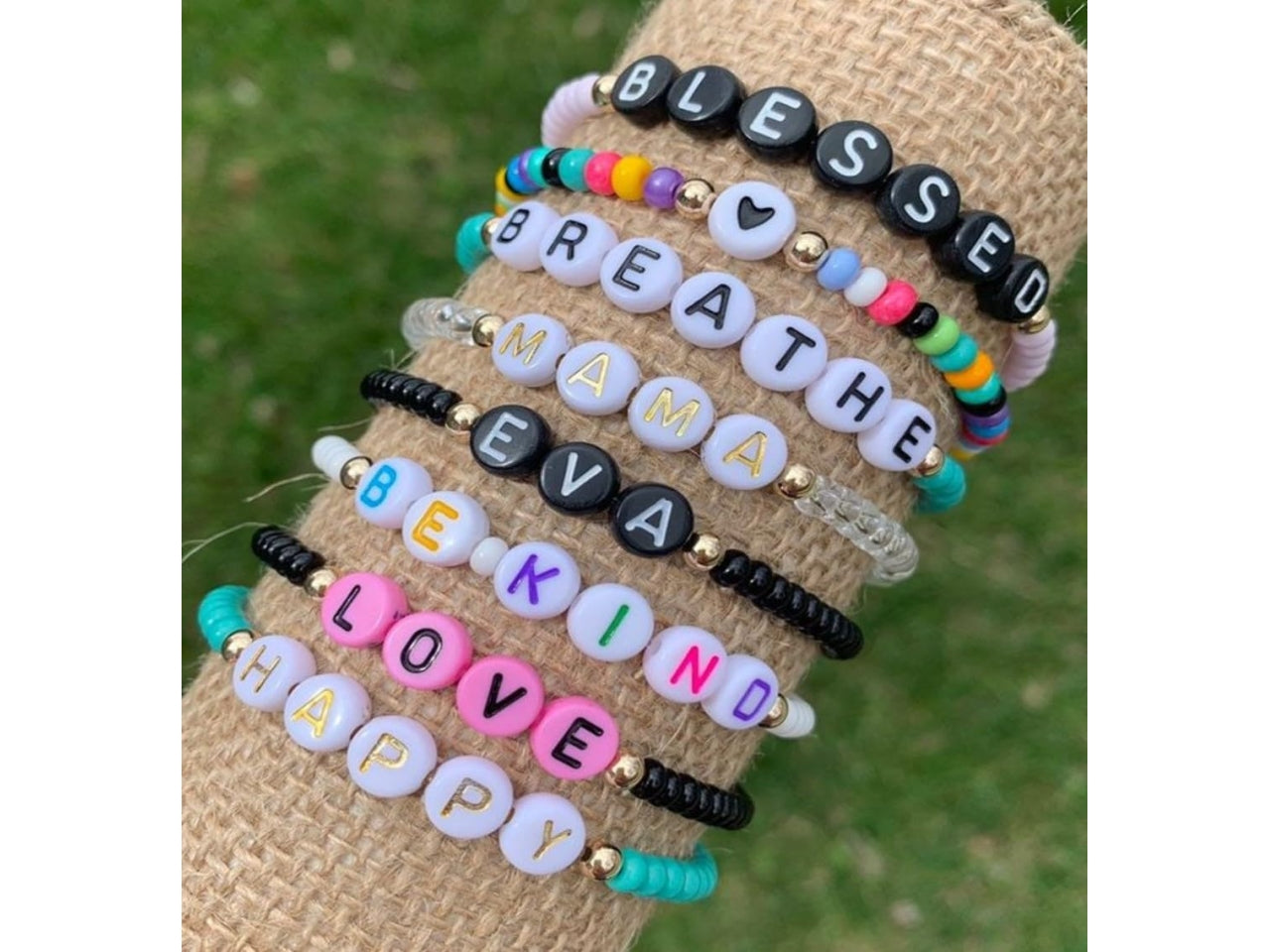 Crazy chic message bracelets