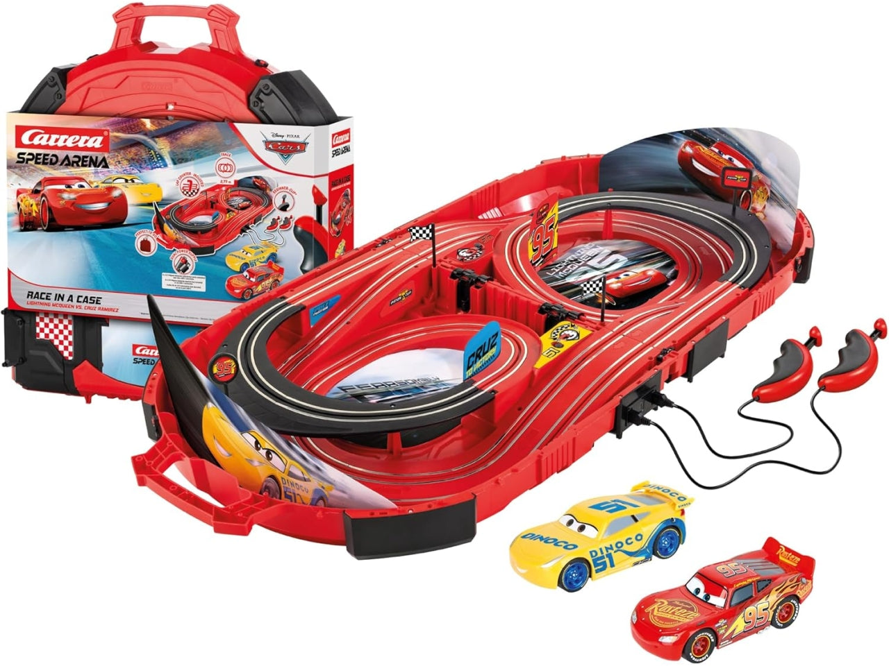 Disney pixar cars pista 2,7m in scala 1:50