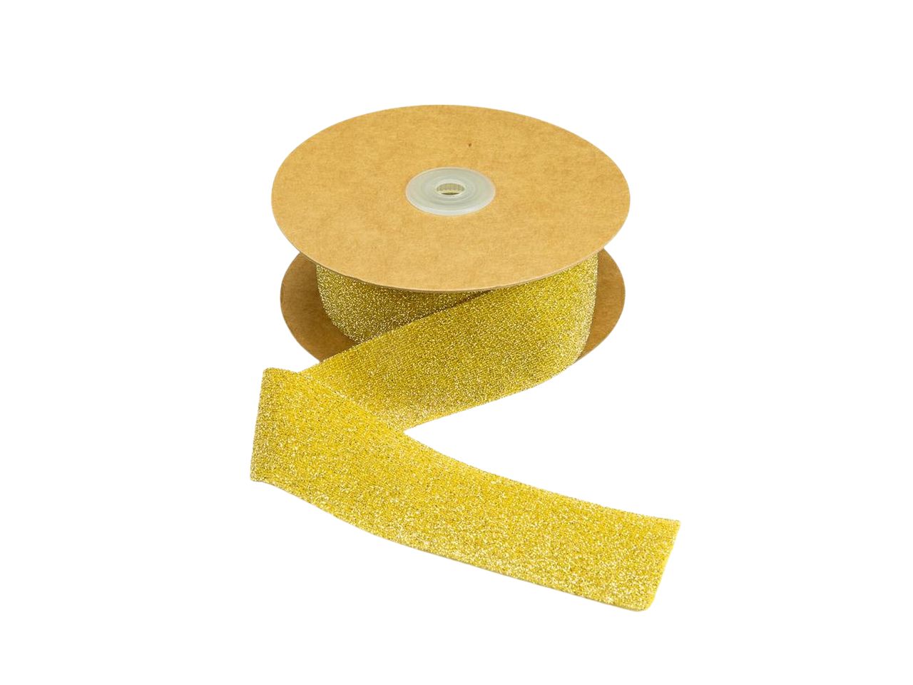 Nastro doppio lamé 38mmx10mt oro