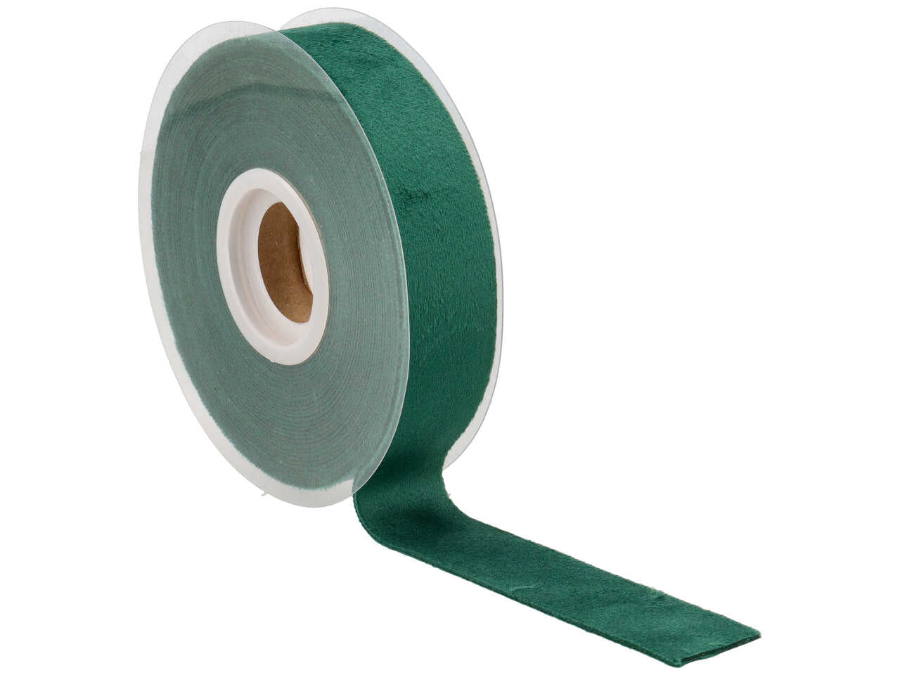 Nastro velluto doppio25mmx7mt verde scuro