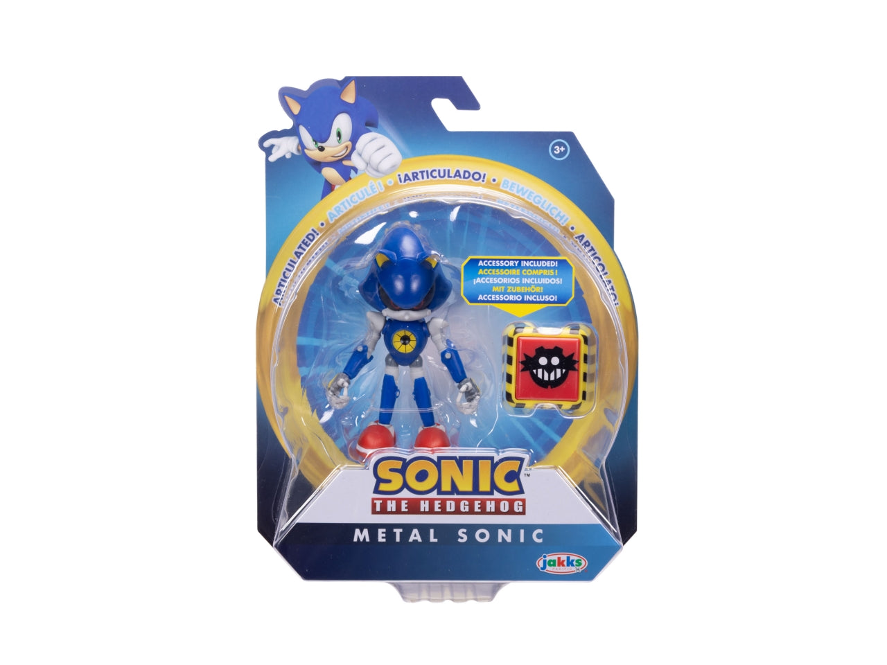Sonic personaggio articolato 10cm con accessori wave 21