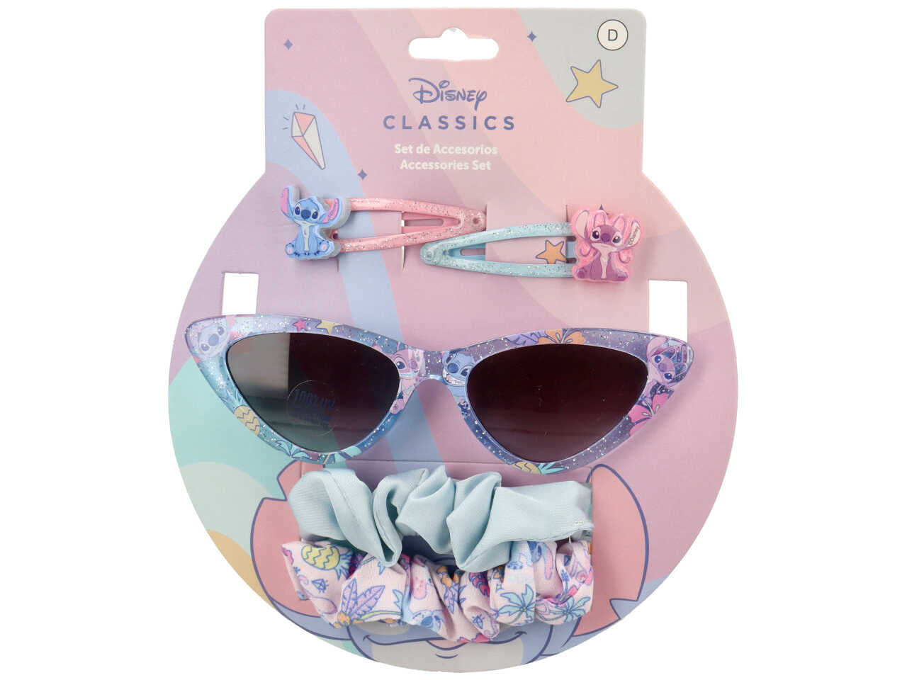 Stitch set di belleza per capelli occhiali da sole
