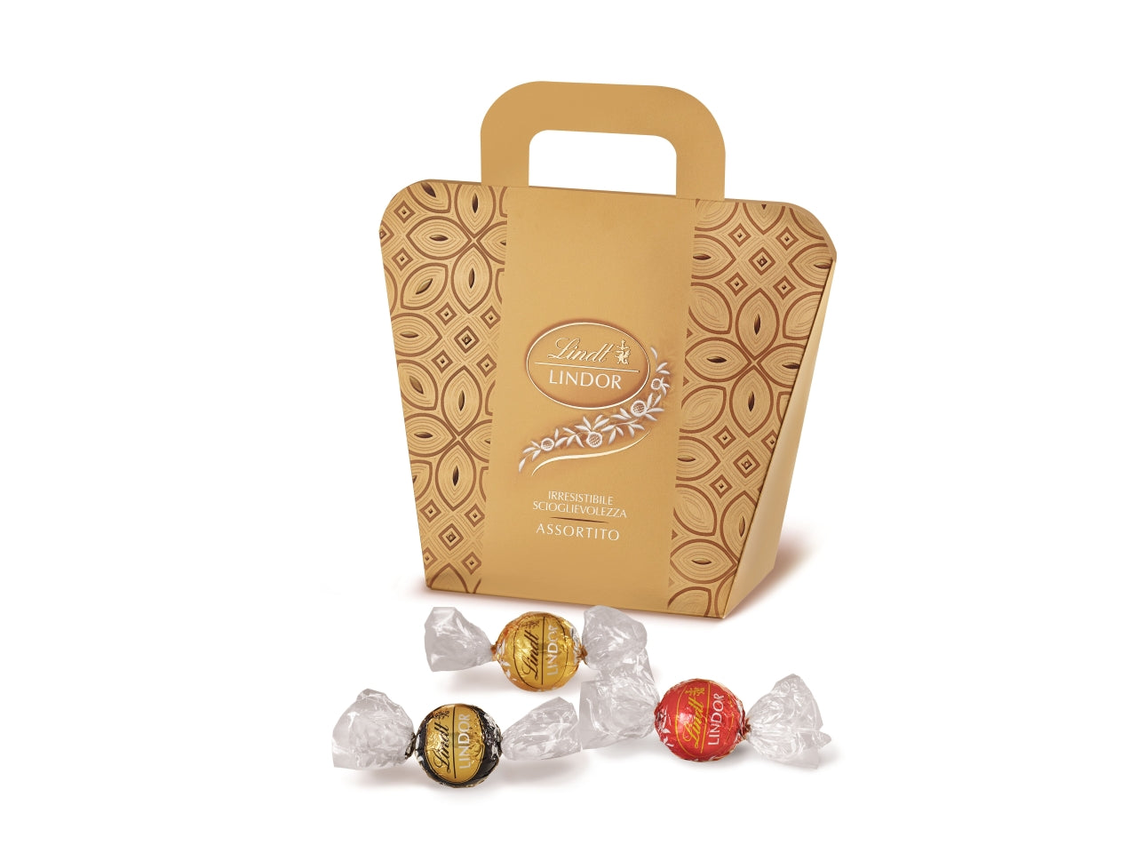 Lindt bag lindor assortita 150gr $
