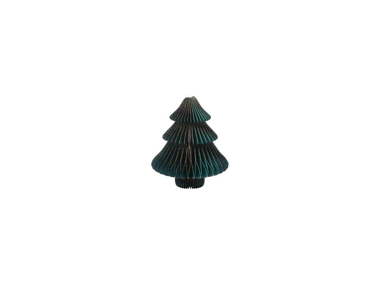 Appendino albero in carta 15x13cm verde scuro