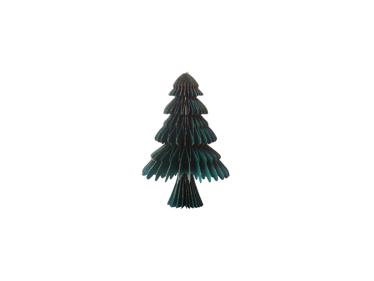 Appendino albero in carta 24x16cm verde scuro