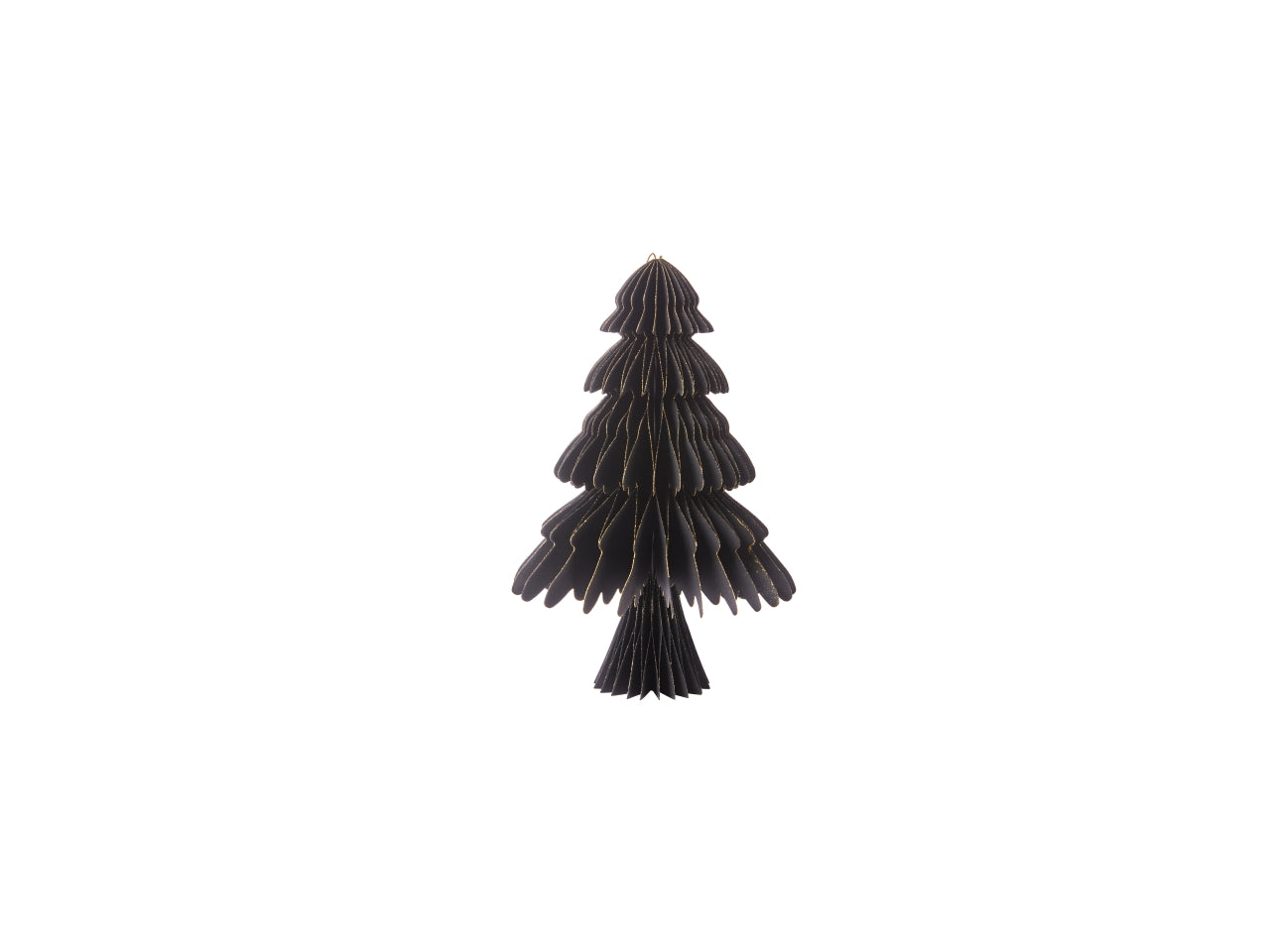 Appendino albero in carta 24x16cm nero