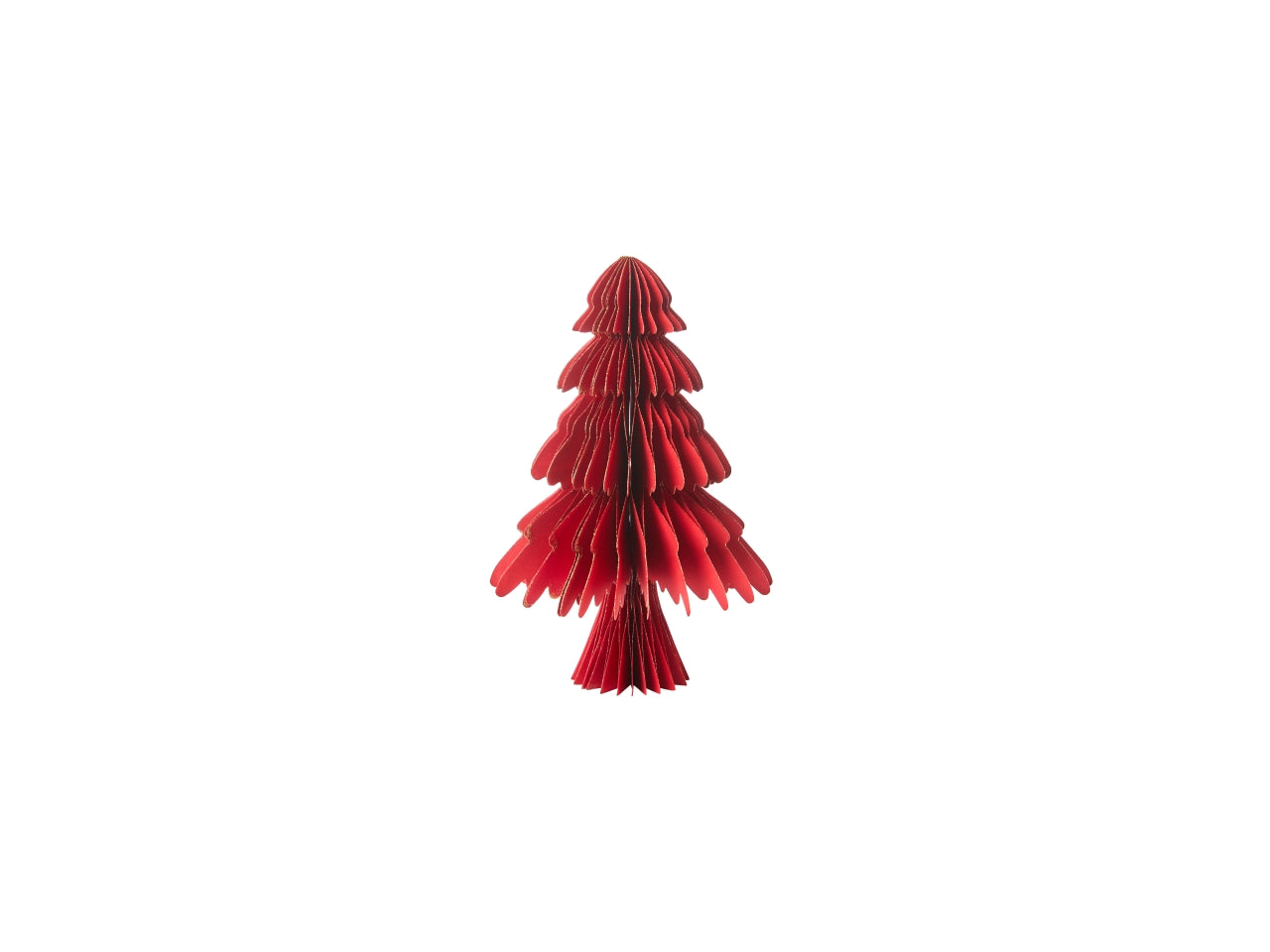 Appendino albero in carta 24x16cm rosso