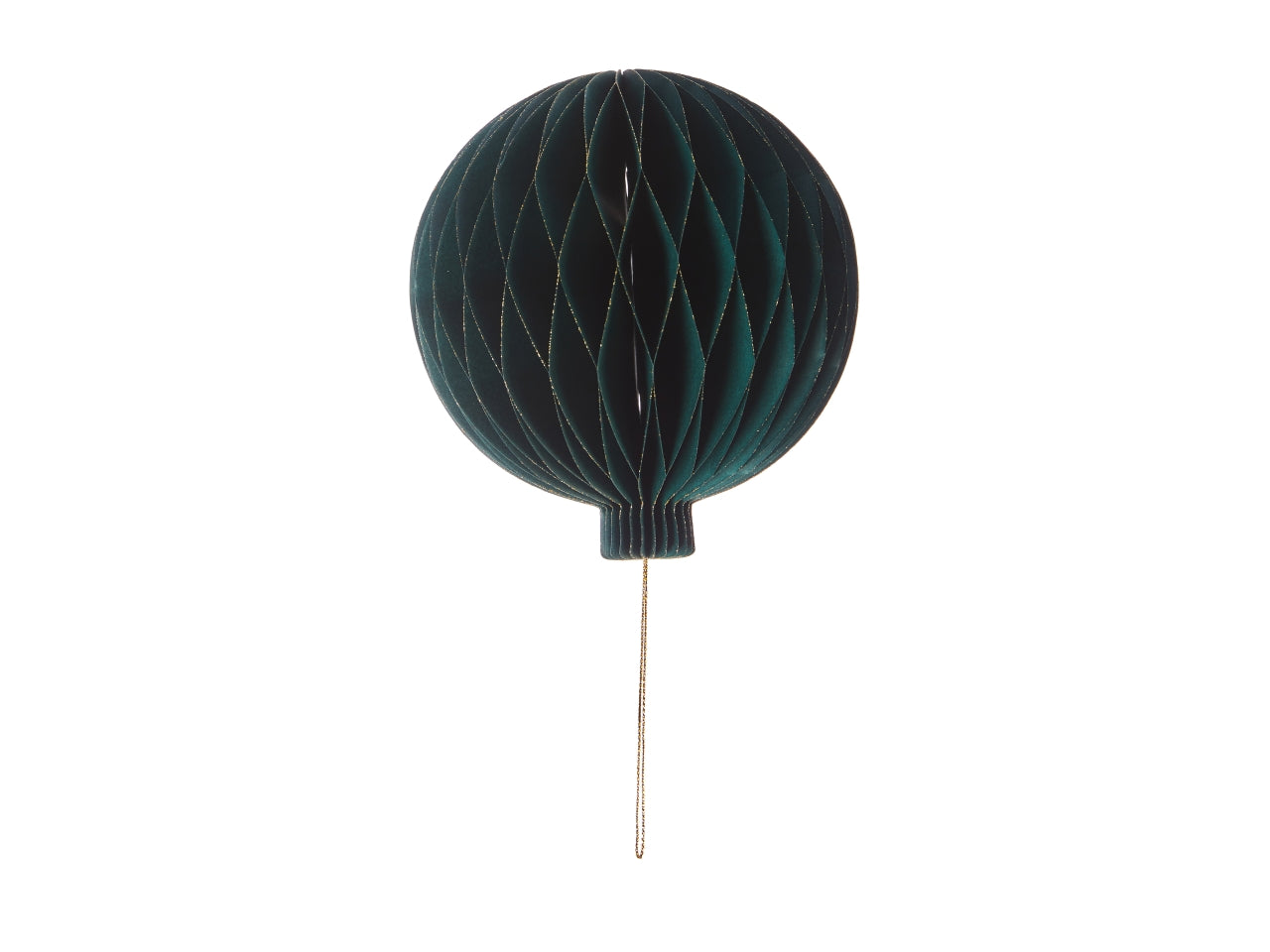 Palla 15cm in carta verde scuro