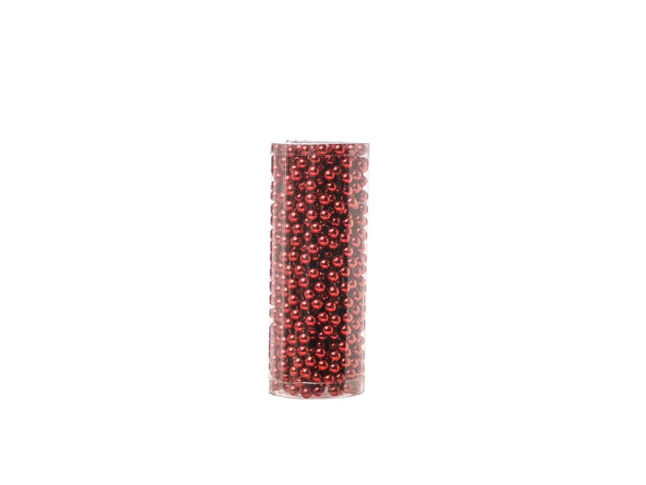 Ghirlanda perle diametro 8x10mt rosso